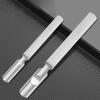 4 Pieces Stainless Steel Nail File Nail Cutter Cuticle Nail Pusher and Trimmer Nail Cuticle Fork With Comfortable Grip
