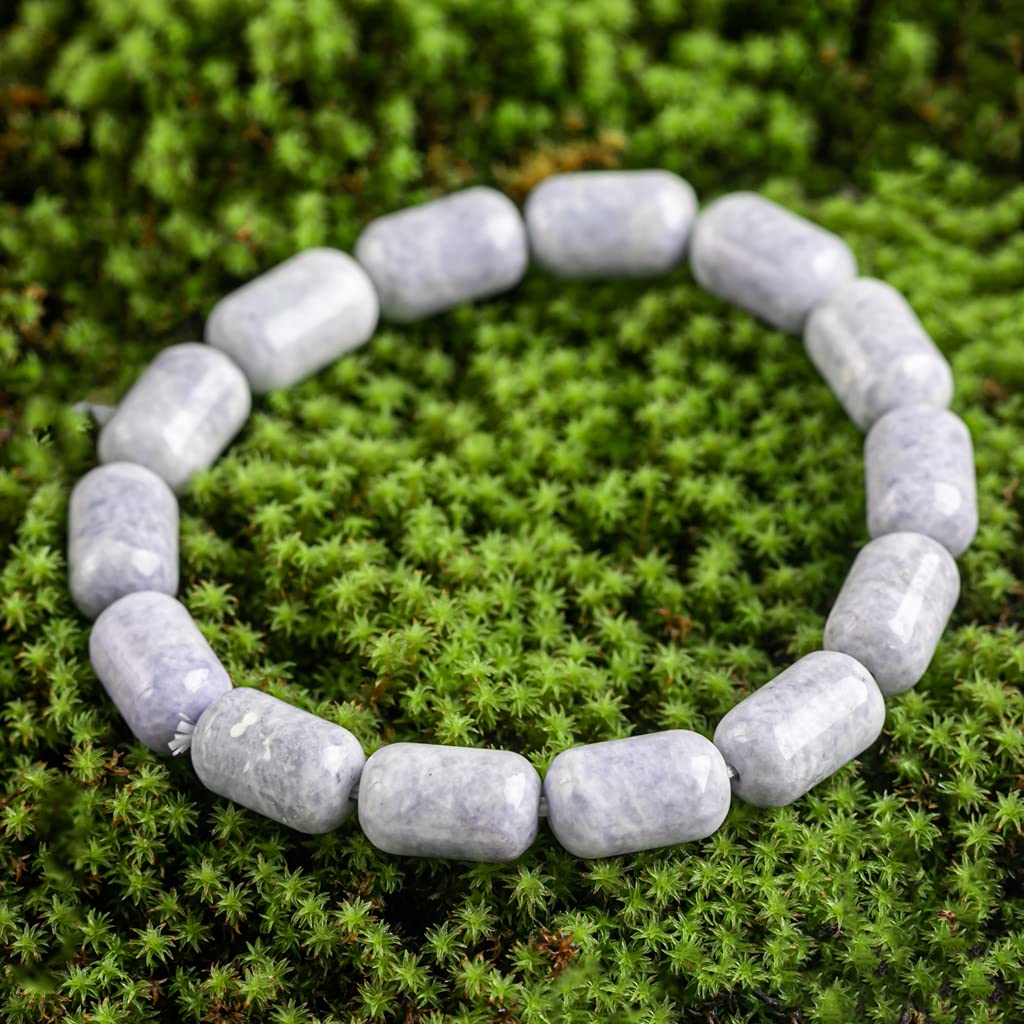 Itoigawa Natur-Jadeit Japanischer Nationaler Jomon Kraftstein Jadeit Werkstatt Spezielles Paulownia-Holz Qualitätsgarantie BR0682 (13mm ösenförmige Perlen,