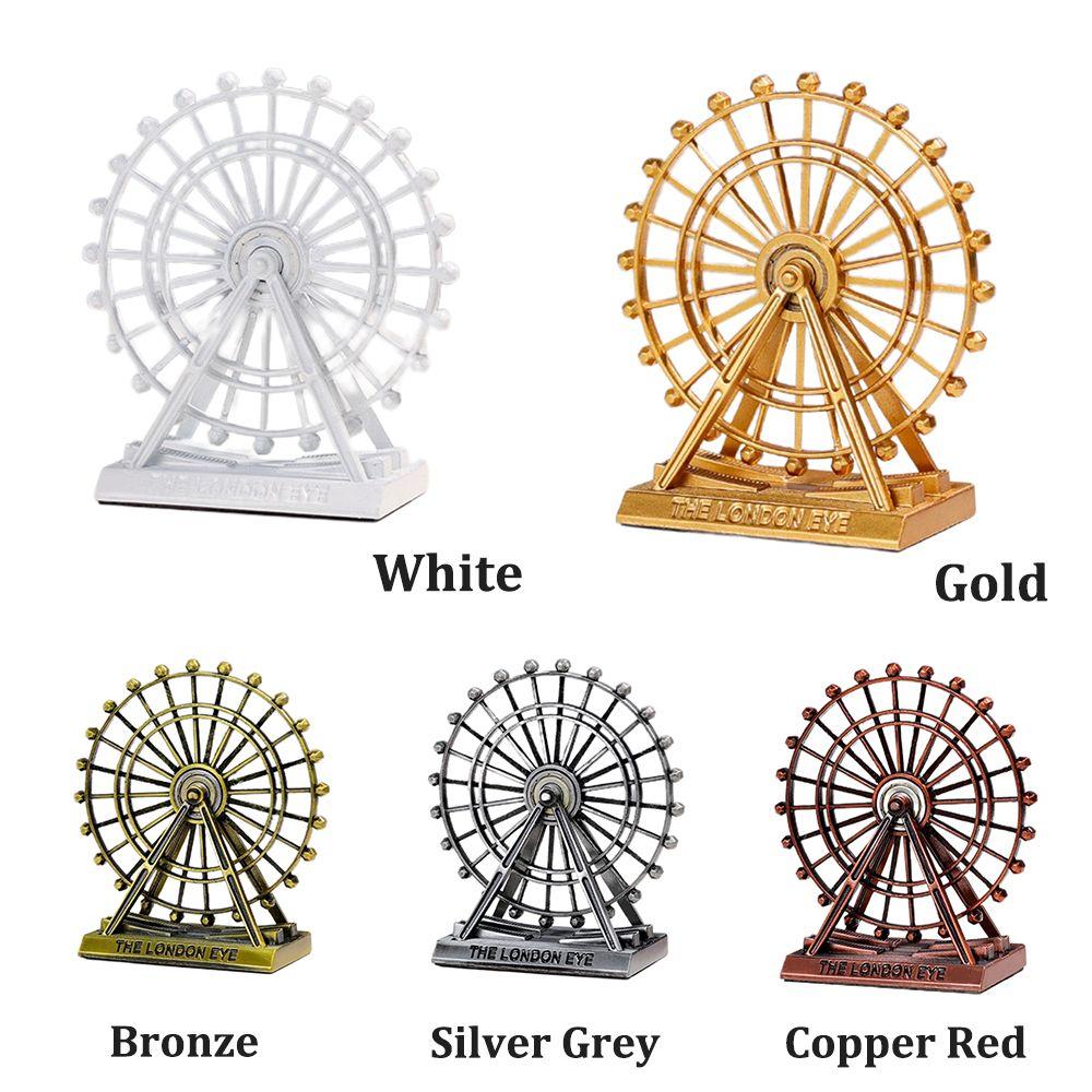 Gift Retro Creative Handicraft Rotatable Ferris Wheel Model London Eye Ornament Art Figurine