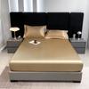 Cross-border Washed Silk Mattress Bamboo Fiber Waterproof Mattress Urine Barrier Non-slip Fixed Fully Enclosed Mattress Protective Cover
