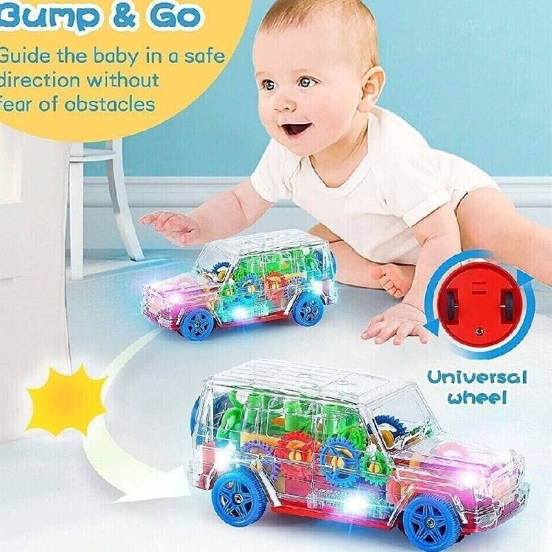 Sensory Autism Calming Led Light Car Toy Music Special Needs Children Interest