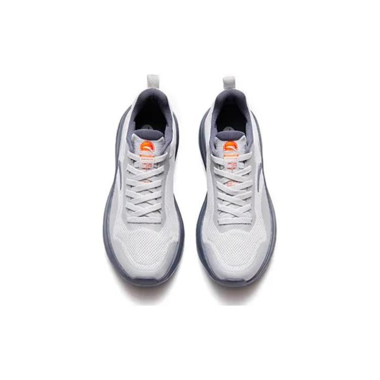 New Anta Shock Absorbers Slip Resistant Abrasion Resistant Low Top Training Shoes Men's Gray 112337793-4