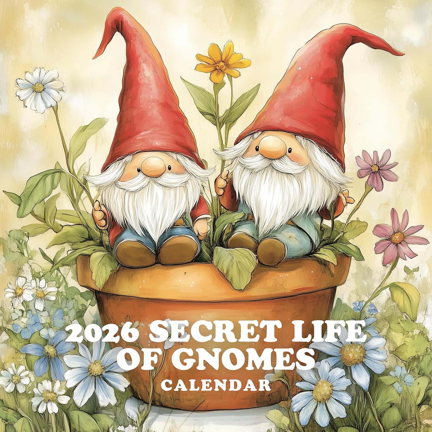 2026 Secret Life Of Gnomes Calendar (12x12)