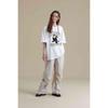 Bbc Earth Wide Woven Pants With Banding  Ivory 