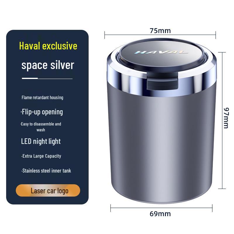 Car Ashtray for Haval Models: H6, M6, H9, H7, H6S, Shenshou, Dagou, Chitu, Chulian, Kugo, F7x - Interior Accessory