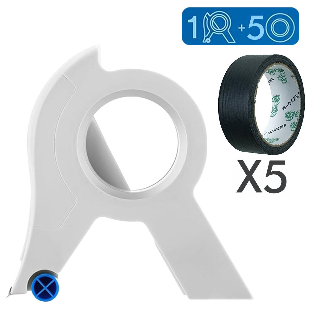 New Painter Masking Tape Applicator Dispenser Machine Adhesive Tape with Tape Cutting Tool for Repair and Beautify Crack in Tile