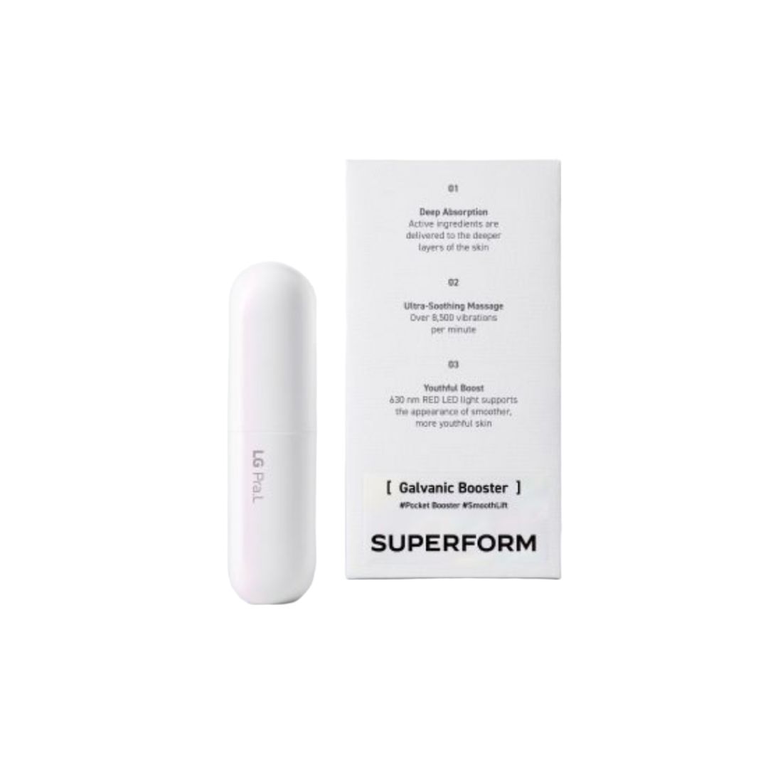 LG Pra.L Galvanic Booster Beauty Device Mystic White