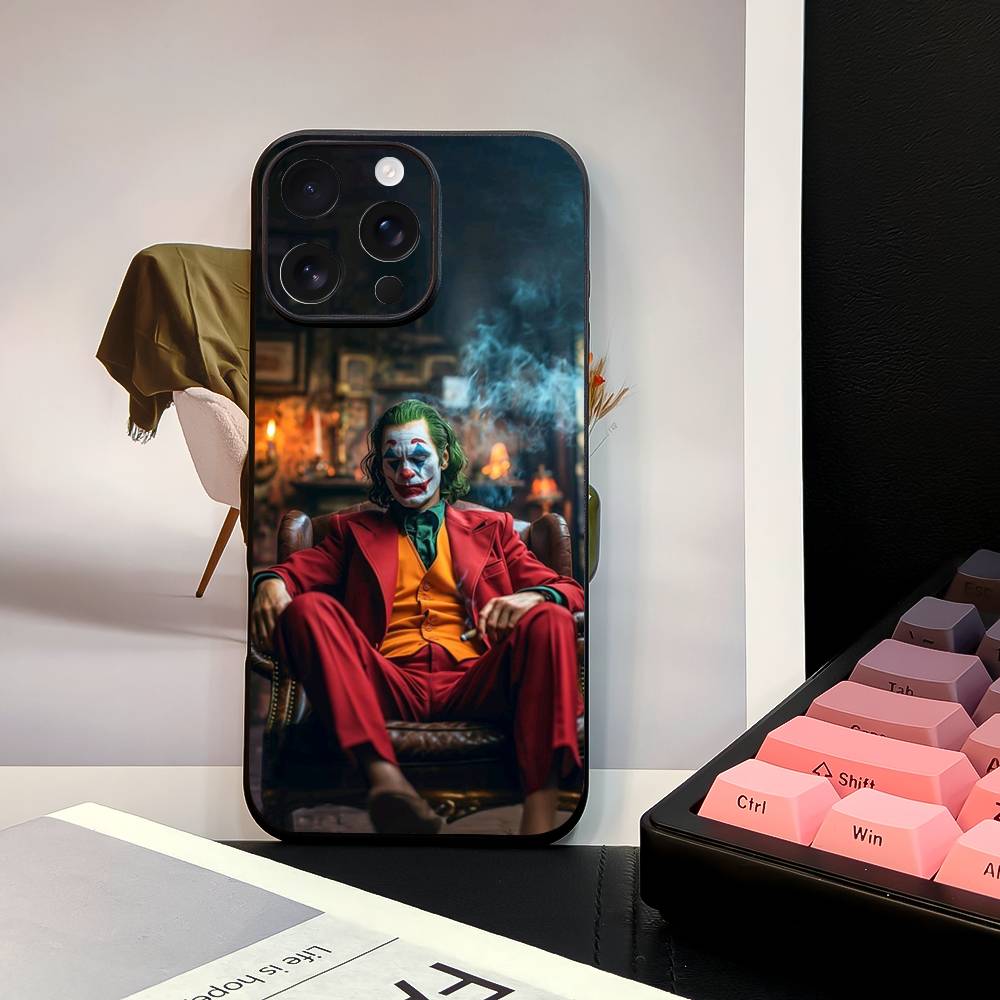 1PC Anime Joker Cool Phone Case For iPhone 16 15 14 13 12 17 PRO MAX PLUS Mini TPU Soft To Skin-friendly Case
