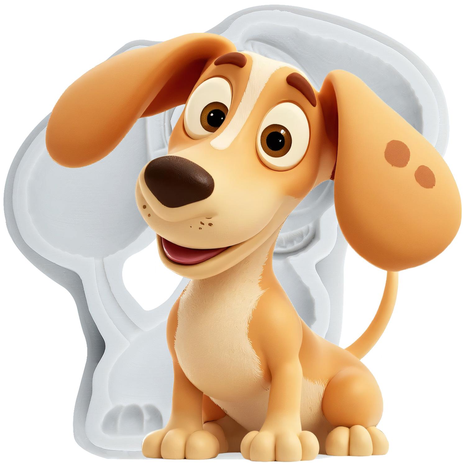 

Силиконовая форма для щенка, формы для мастики в виде собаки, инструменты для украшения торта, топпер для кекса, форма для конфет из смолы и глины, шоколадная форма для гампасты серый