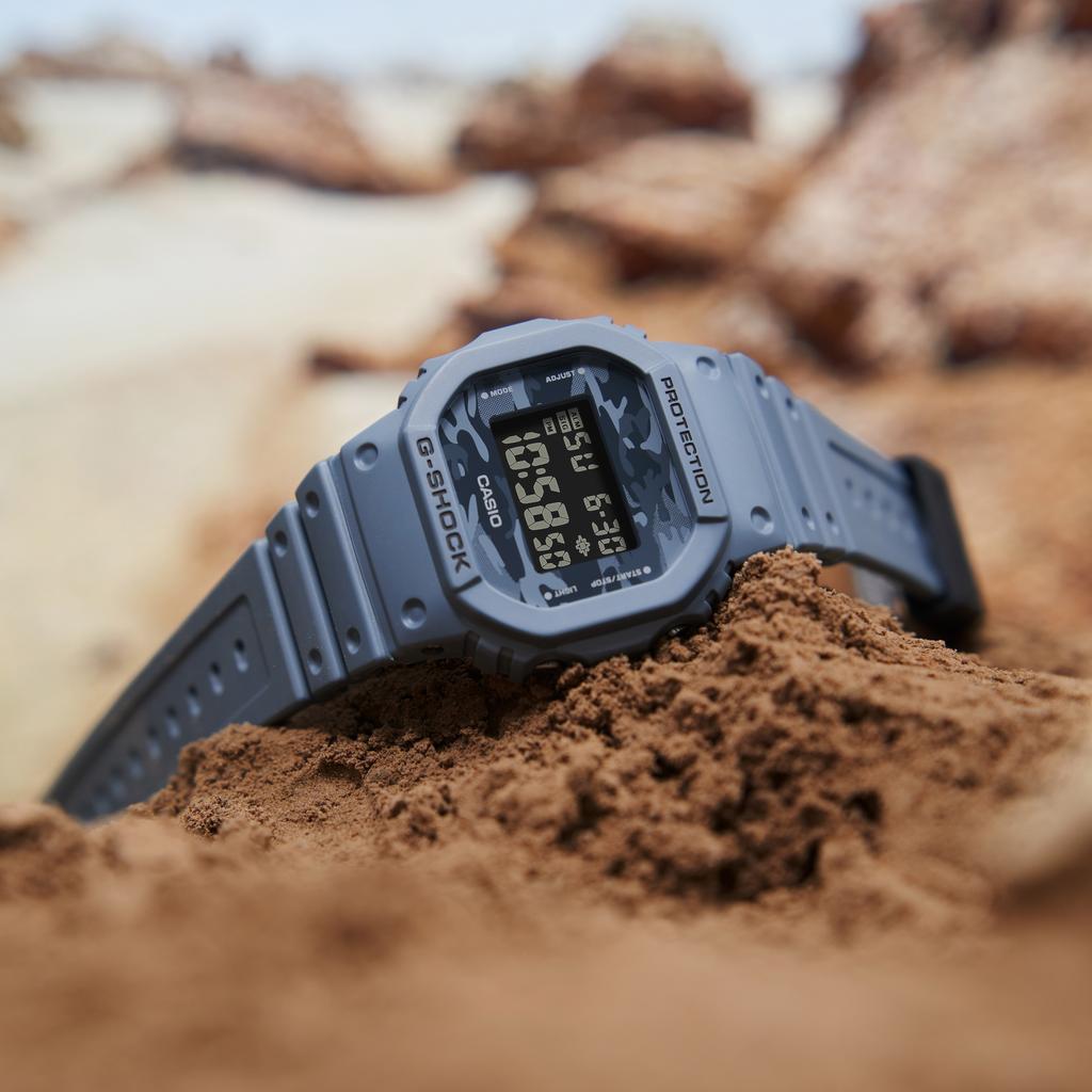 CASIO Men G-SQUAD Series Blue Watch DW-5600CA-2PR DW-5600CA-2PR