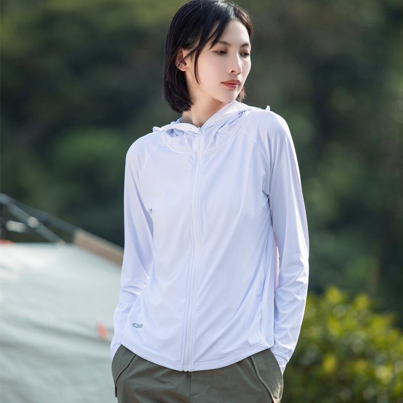 Women's Summer UV Protection Ice Silk Jacket - Lightweight, Breathable, and Original Yarn with Large Brim for Sun Safety