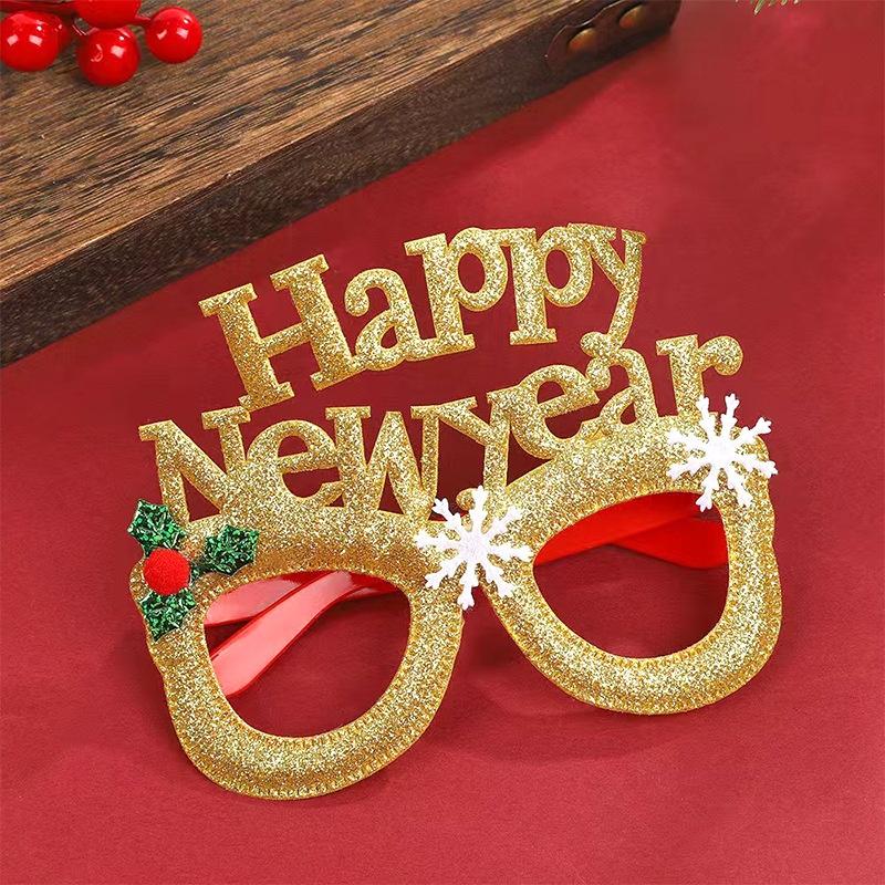 2027 Happy New Year Headband Christmas Numbers Headbands Glitter Sequins Hair Hoop Eve Party Hair Bands Party Props