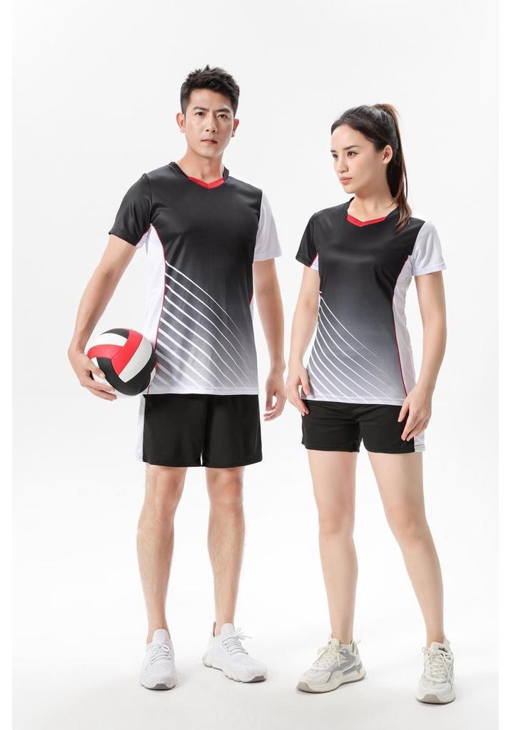 Blue Whale Men's and Women's Quick-Dry Volleyball Uniforms for Student Club Training and Competition
