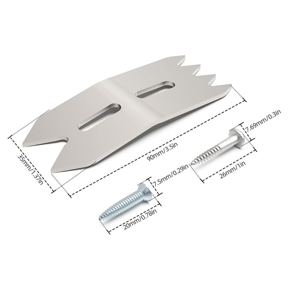 4 Pcs Set for Slab Flattening Mill Slab Clamping Dogs  For Woodworking and Carpentry