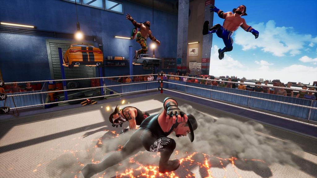 WWE 2K Games Battlegrounds North Xbox One (Imported Version America) -