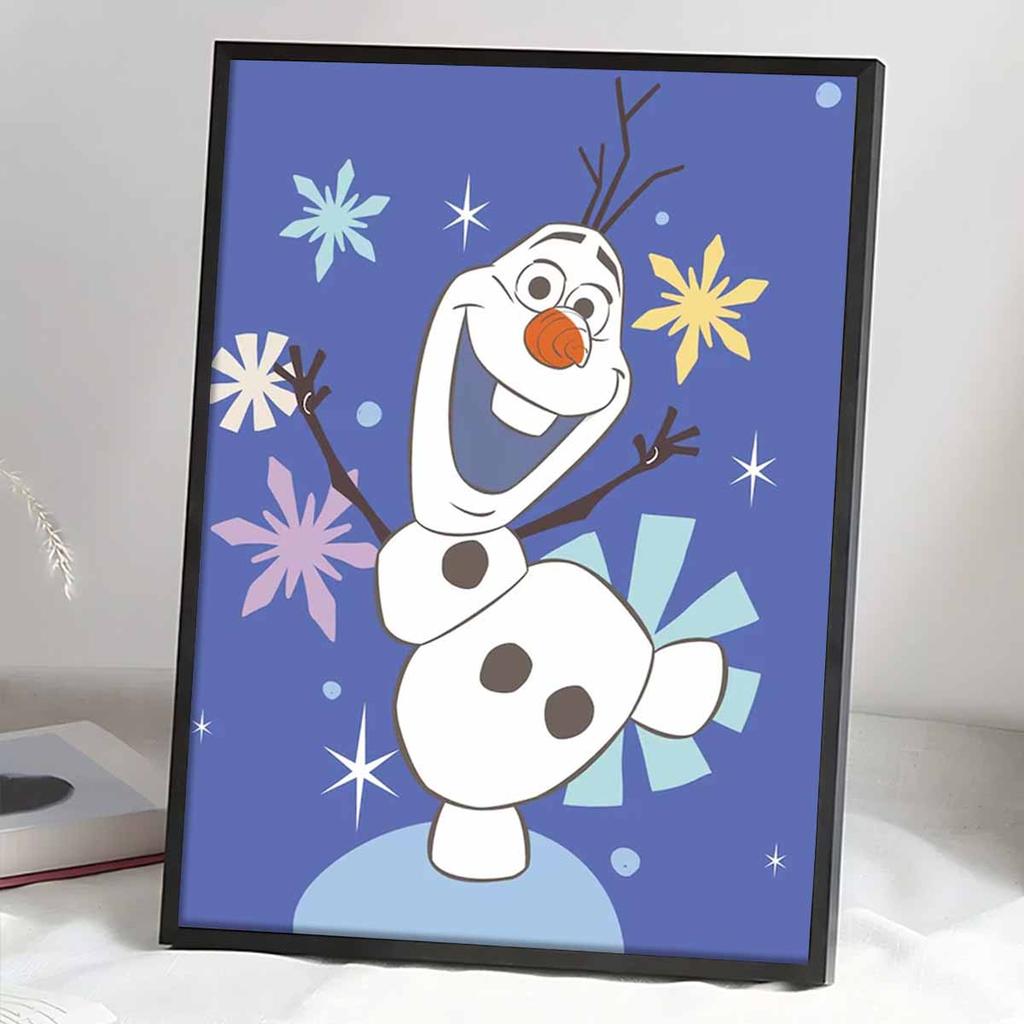 DIY Diamond Painting Dancing Olaf Cross Stitch Kit Mosaic Art Diamond Painting Full Circle Diamond Home Decoration