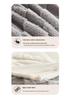 Teddy Velvet and Rabbit Fur Blend Jacquard Double-Layer Blanket