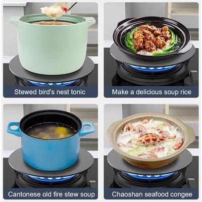 Non Slip Heat Conduction Plate Consistent Heating for Glass Cookware