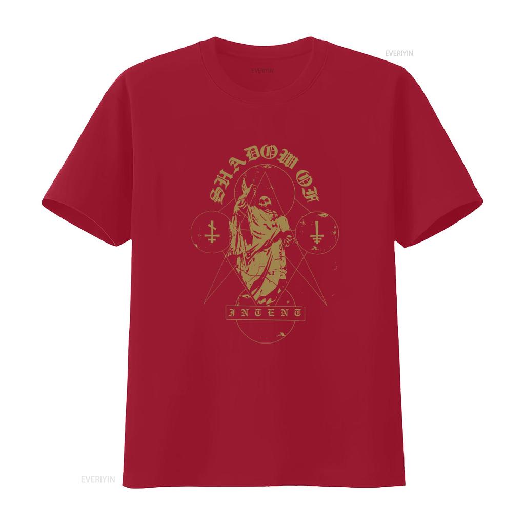 SHADOW OF INTENT Monument Death T Shirt Gothic Design with Symbolic Elements for Bold Fashion Statements vintage Washed