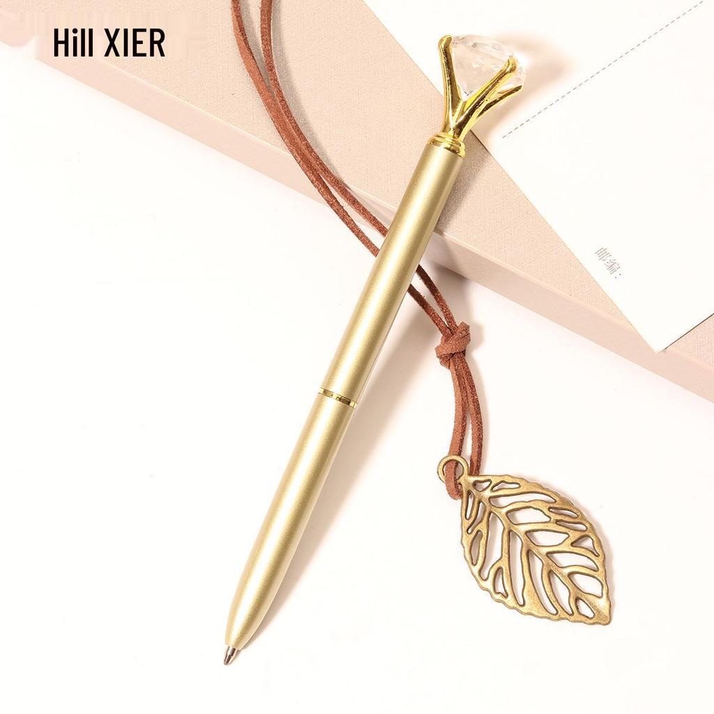 Large Crystal Diamond Metal Ballpoint Pen with Custom Logo