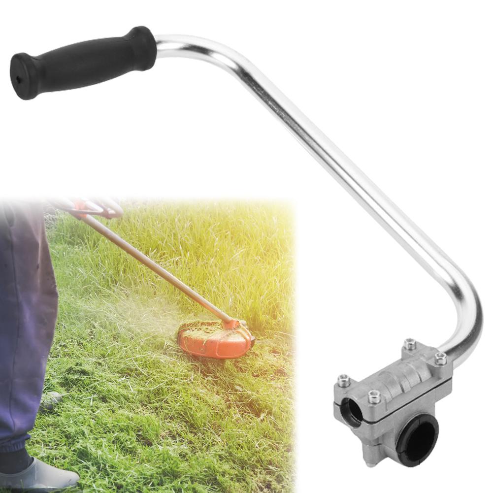 Trimmer Grip Ergonomic Non-slip Trimmer Handlebar Handle Stainless Steel Lawn Mower Auxiliary Handle Garden Power Tool Fitting