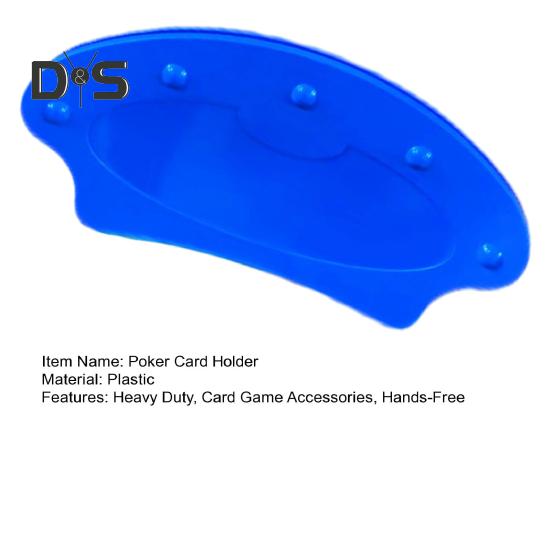 Non-slip Poker Card Holder Little Hands Kids Seniors Arthritis Hands-Free Paper Cards Desktop Stand Rack Tray Family Card Game Accessories