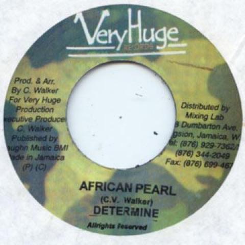

7inch Record DETERMINE / PROBLEM ILL - African Pearl / Fake Friend Very Huge 2003 Jamaica Reggae, Ska & Dub