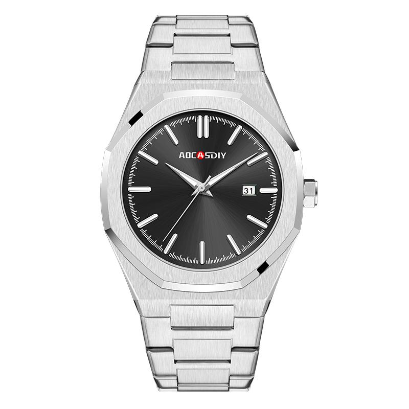 AOCASDIY Luxury Man Wristwatch Business Waterproof Luminous Date Square Men's Watches Clock Alloy Quartz Men Watch reloj hombre