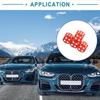 ACROPIX Universal Red Dice Wheel Tire Valve Air Stem Cap Covers - Set of 4