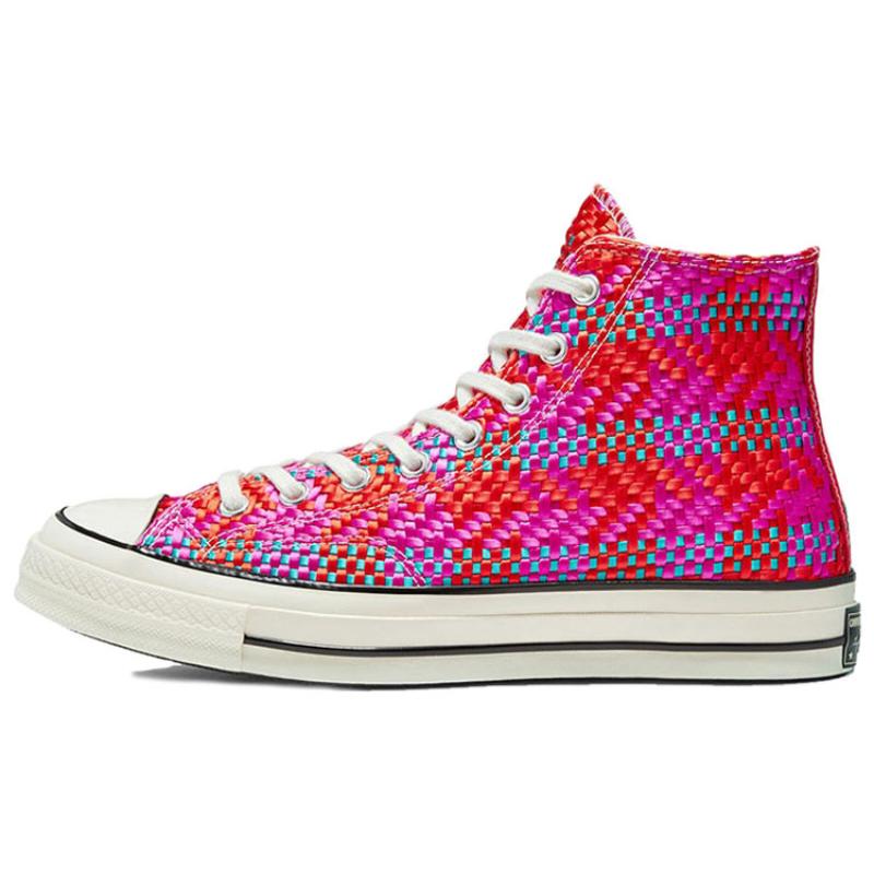 

Converse Chuck 70 Comfortable and Versatile High-Top Canvas Shoes Unisex in Red, Purple and Blue 35