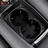 Car Front Water Cup Holder Frame Cover Trim For Mazda 3 Axela 2017 2018 For Mazda 6 Atenza 2018 Carbon Interior Accessories