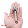 Mini 2.5/4 Inch Adjustable Spanner Open-End Small Wrench Tools Adjustable Wrench Set Can Be Carried With You Key Hand Tool