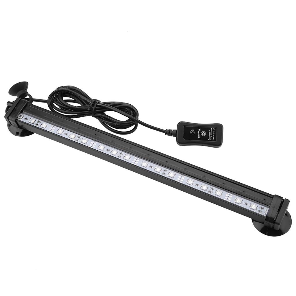 Fish Bubble Light Underwater Led Light with Remote Control Aquarium Light Kit 16cm