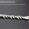 Nigao Four-Hole Electric Hammer Drill Bits for Concrete, with Round and Square Heads for Extended Wall Drilling