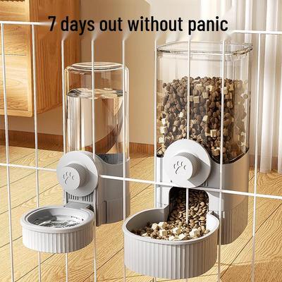 Zhiwang Automatic Hanging Pet Water and Food Bowl for Cats and Dogs