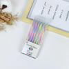 Three-Color Gradient Rainbow Pen - Dreamy Rotating Neutral Marker for Students