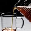 350/500 ml Glasmessbecher Milchkaffeemessbecher Glasbecher Flüssigkeitsmessbecher Becher mit Skala Küchenmesswerkzeuge