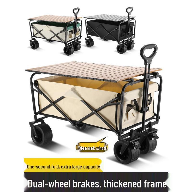 Foldable Extra Large Outdoor Camping Cart Trailer