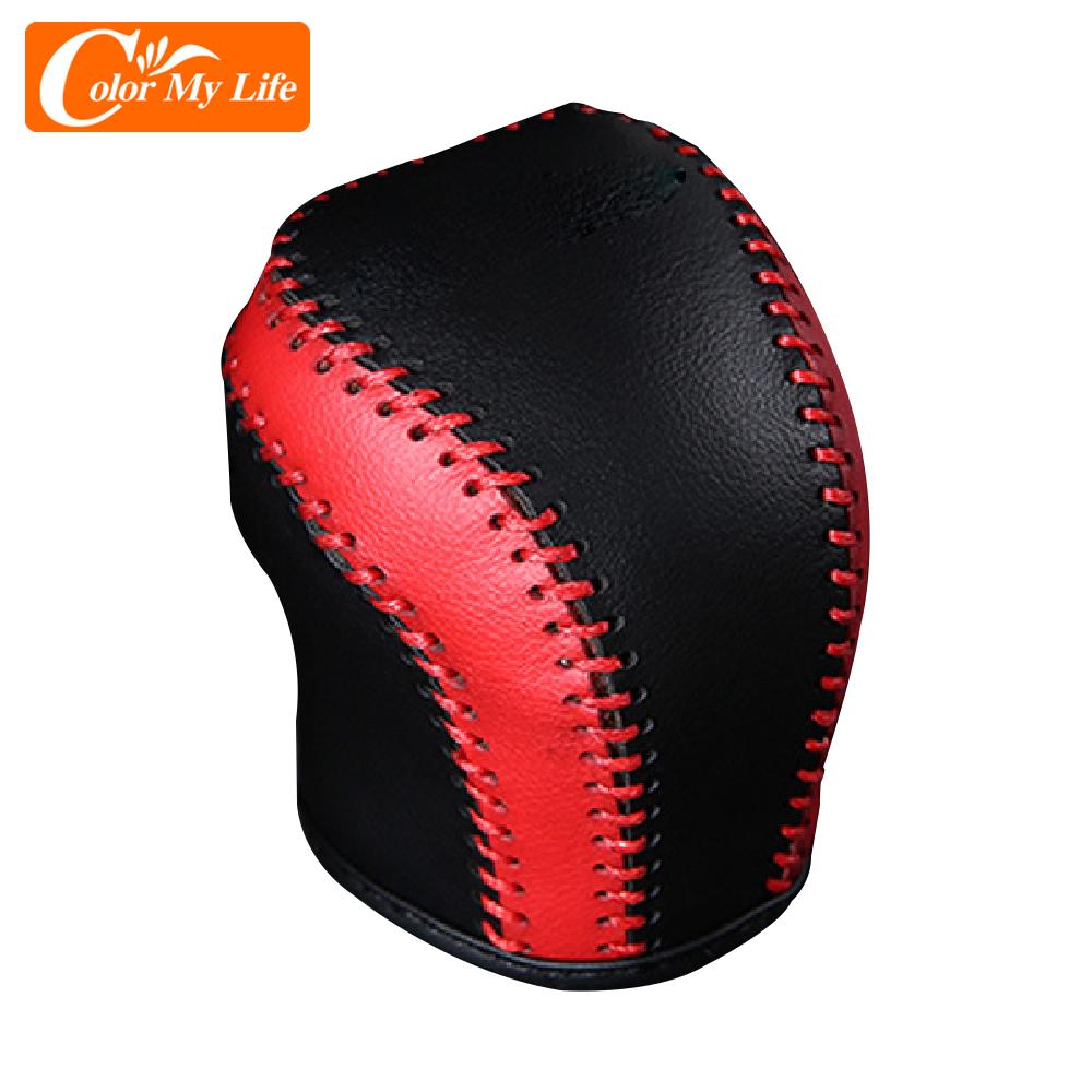 Auto Schalthebelmanschetten für Toyota Camry 70 Corolla    AT Leder Innenraum Schalthebelknauf Kopf Abdeckung