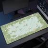 Cute Green Plant Computer Mouse Mat Office Large Gaming Mouse Pad Rubber Mousepad Gamer Locking Edge Desk Mat NonSlip Carpet XL