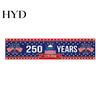 Independence Day Banner 250th Anniversary 6.5x1.5ft 250 Years of Freedom American Patriotic Decoration 1776-2026 Waterproof USA Porch Sign for