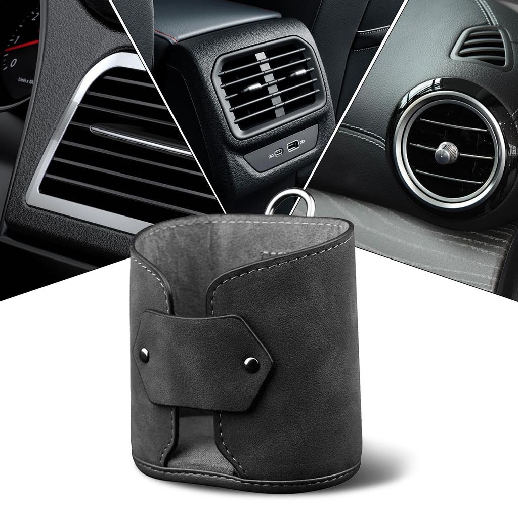 Air Vent Storage Box for Car - Hanging Pocket Organizer with Hook for Cell