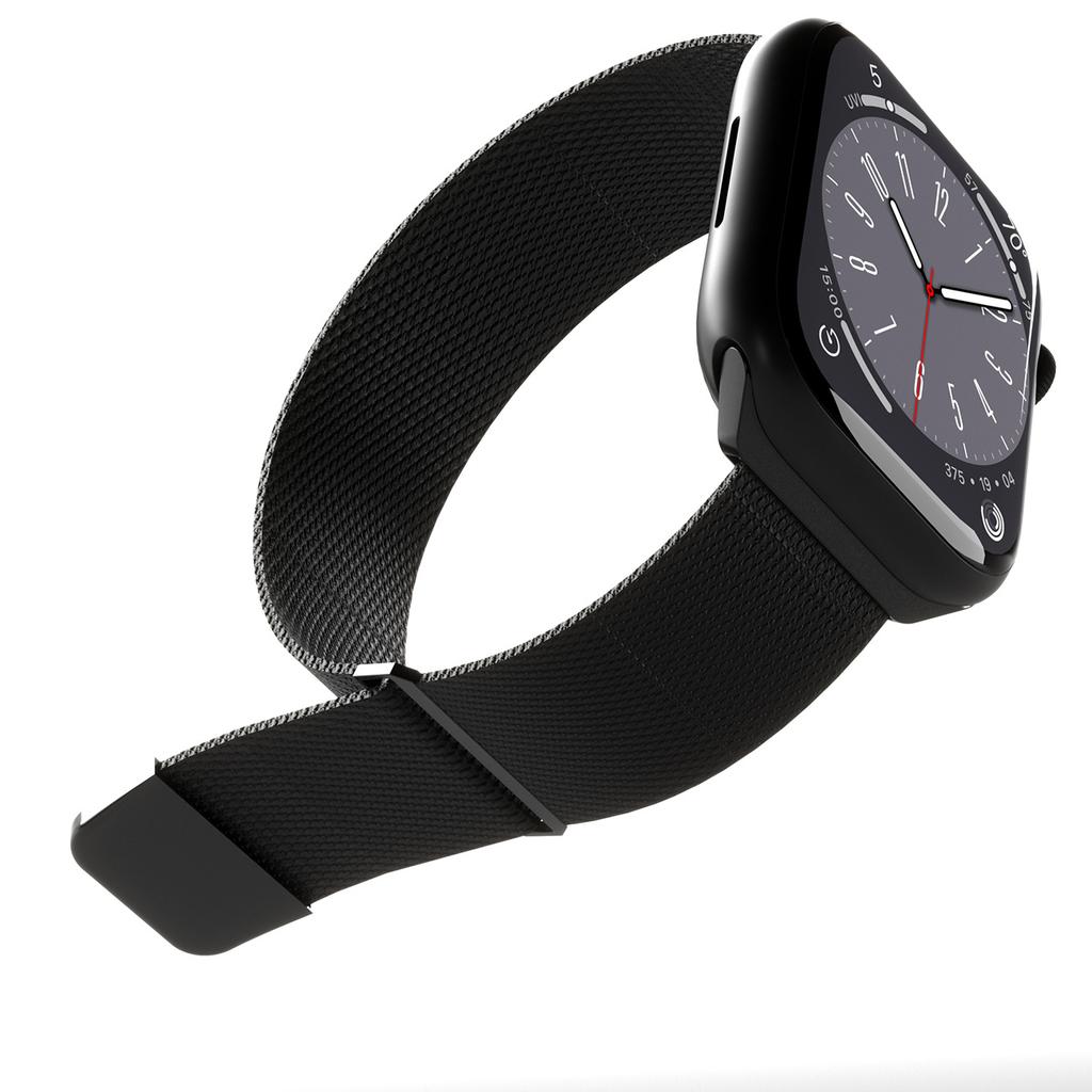 Apple Watch Strap 42 44 45 49mm Milanese - Black