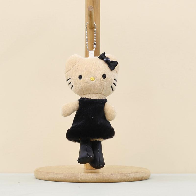 Plush Cat Keychain With Pp Cotton Filling For Cute Bag Decoration And Gift