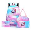 3Pcs/set Anime Demon Hunters Printed Backpack with Shoulder Bag Pengcil Case for Teenager Large Capacity Waterproof Bookbag Back To School Gift