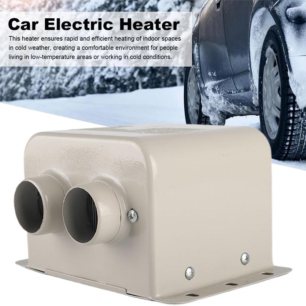Car Heater 12V/24V Car Vehicle Fan Heater Winter Windshield Defroster Demister Warmer Demister Window Truck Interior E7M3