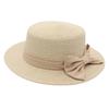 Straw Hat Female Sun Hat Bow Straw Hat French Mom Hat Beach Hat Seaside Ins Wind