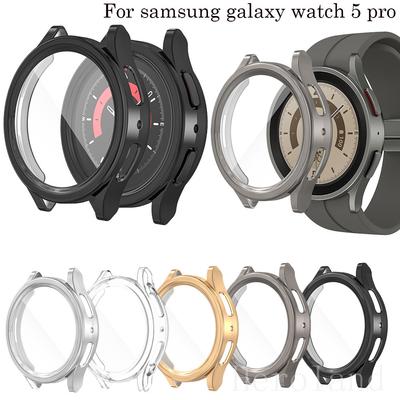 Πλήρης Προστατευτική Θήκη Κάλυμμα Για Samsung galaxy watch 5 Pro 45mm SmartWatch Προστατευτικό Οθόνης Αξεσουάρ Θήκες Πλαισίου Μαλακή TPU hot