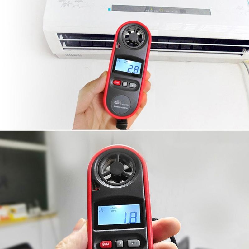 Efficient Handheld Anemometer High Accuracy Anemometer for Precise Weather Measurements In Construction & Agriculture