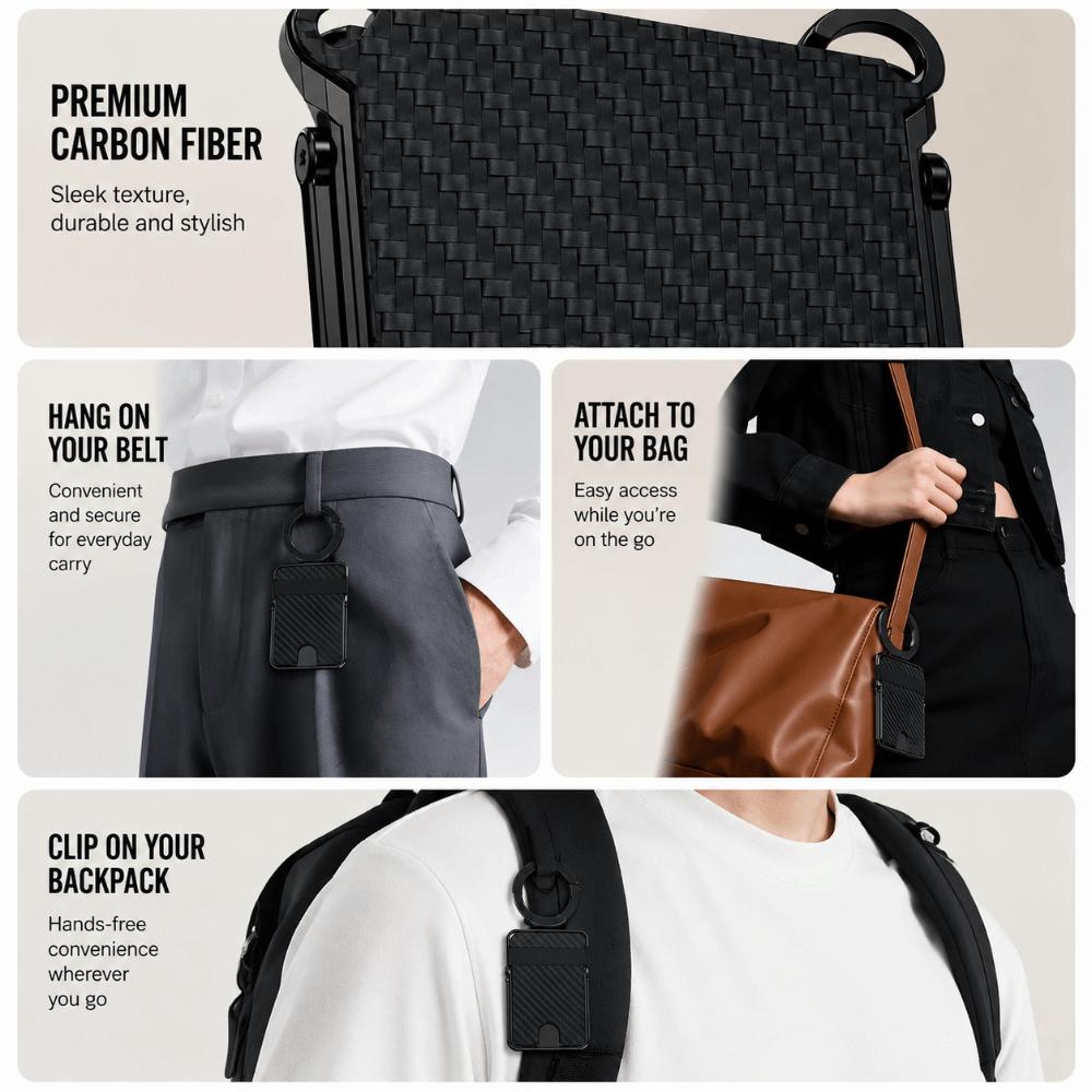 Foldable Magnetic Phone Holder Ultra-Thin Desktop Bracket Portable Phone Wallet Stand  Mobile Phone